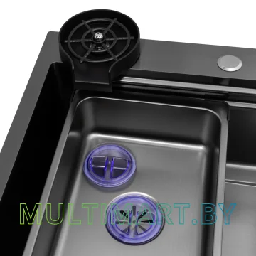 Кухонная мойка ARFEKA ECO AR 750x450 BLACK PVD NANO картинка 6